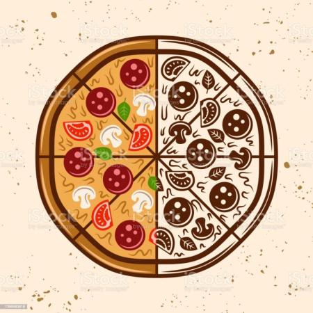 Pizza Meio a Meio 2 Sabores (Média)